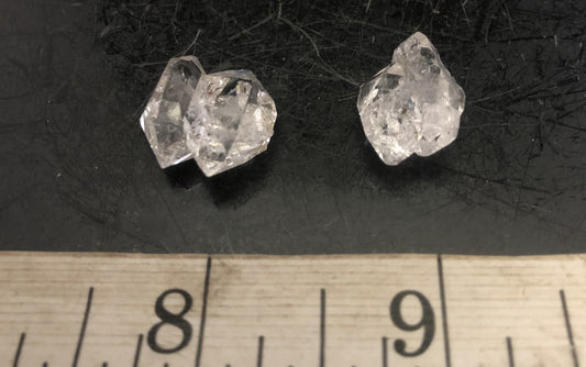 Herkimer Diamond Pair 809-33 - Doubles | Of Coins & Crystals