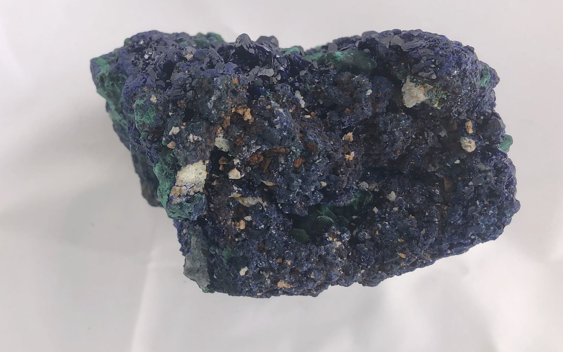 Azurite, Malachite 1 - Sepon Mine, Laos | Of Coins & Crystals