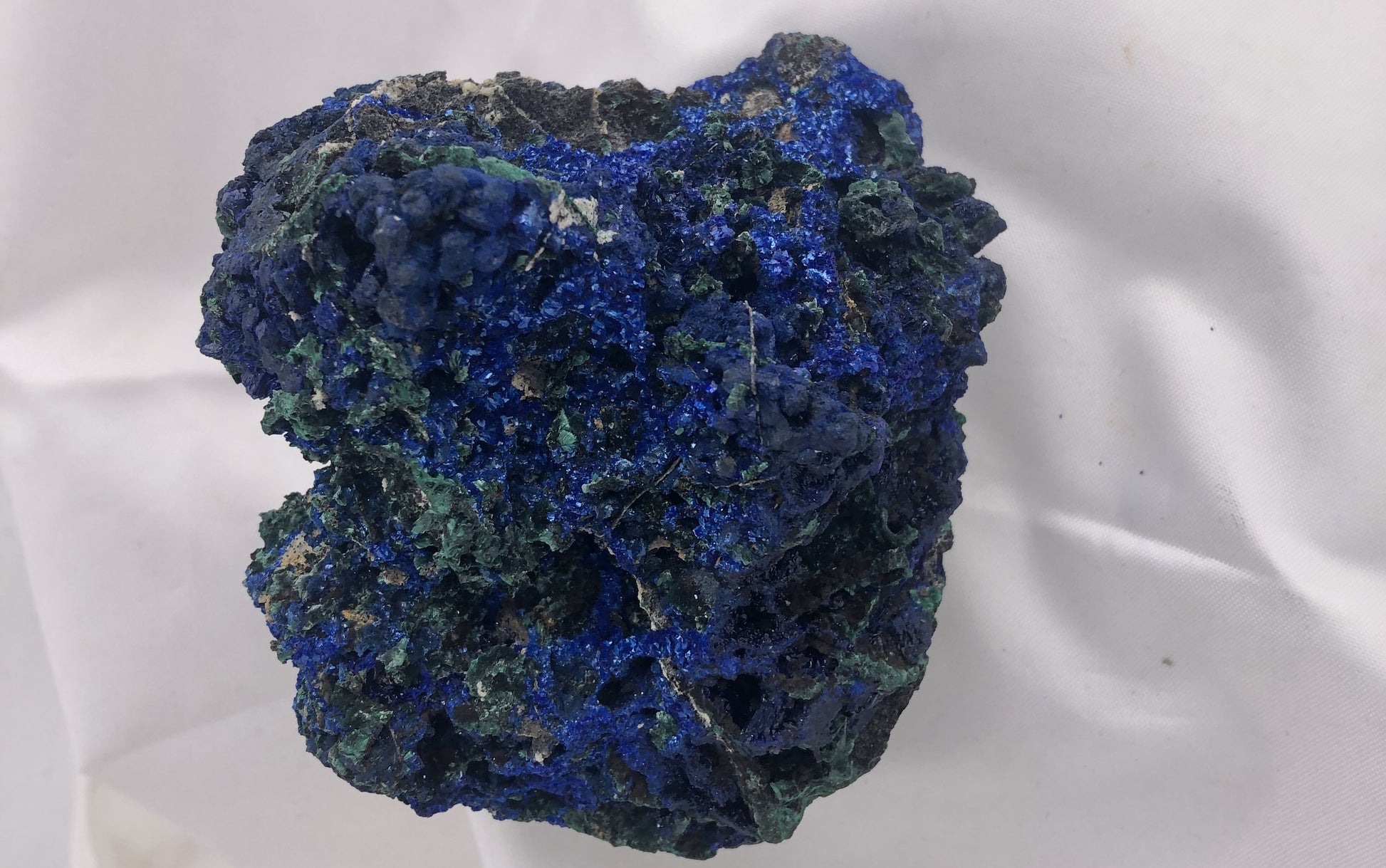 Azurite, Malachite 2- Sepon Mine, Laos | Of Coins & Crystals