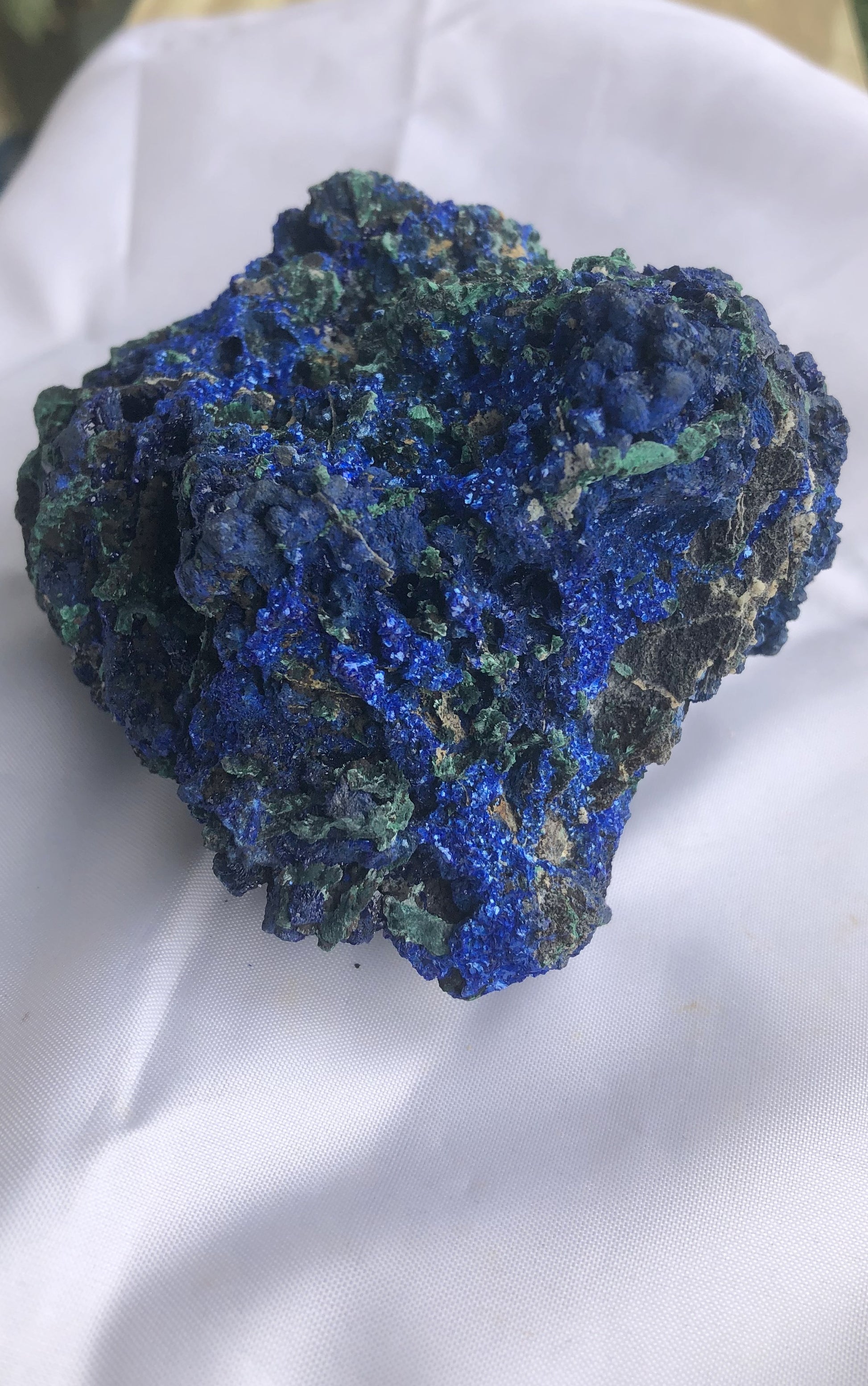 Azurite, Malachite 2- Sepon Mine, Laos | Of Coins & Crystals