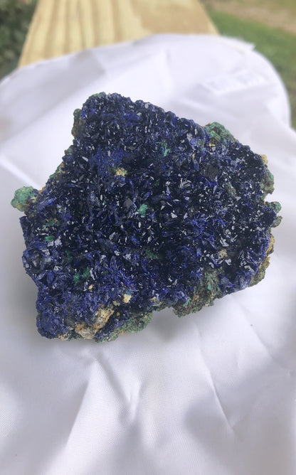 Azurite, Malachite - Sepon Mine, Laos | Of Coins & Crystals