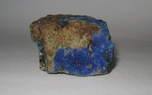 Azurite on Matrix | Of Coins & Crystals