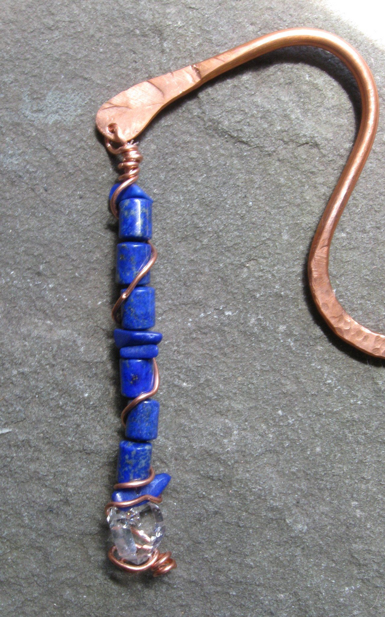 Blue & Gold - Lapis & Herkimer Diamond | Of Coins & Crystals