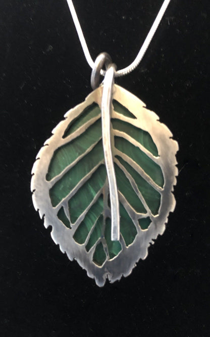 Birch - Malachite in Sterling/Fine Silver | Of Coins & Crystals