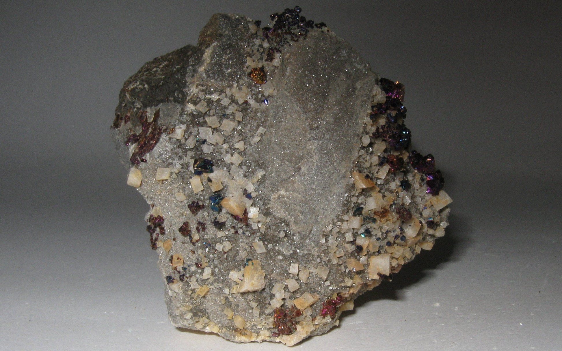 Chalcopyrite w/ Dolomite - Sweetwater Mine, Missouri | Of Coins & Crystals