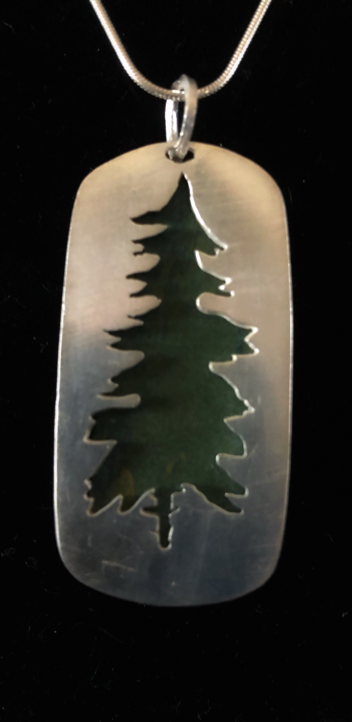 Evergreen - Verdite in Sterling/Fine Silver | Of Coins & Crystals