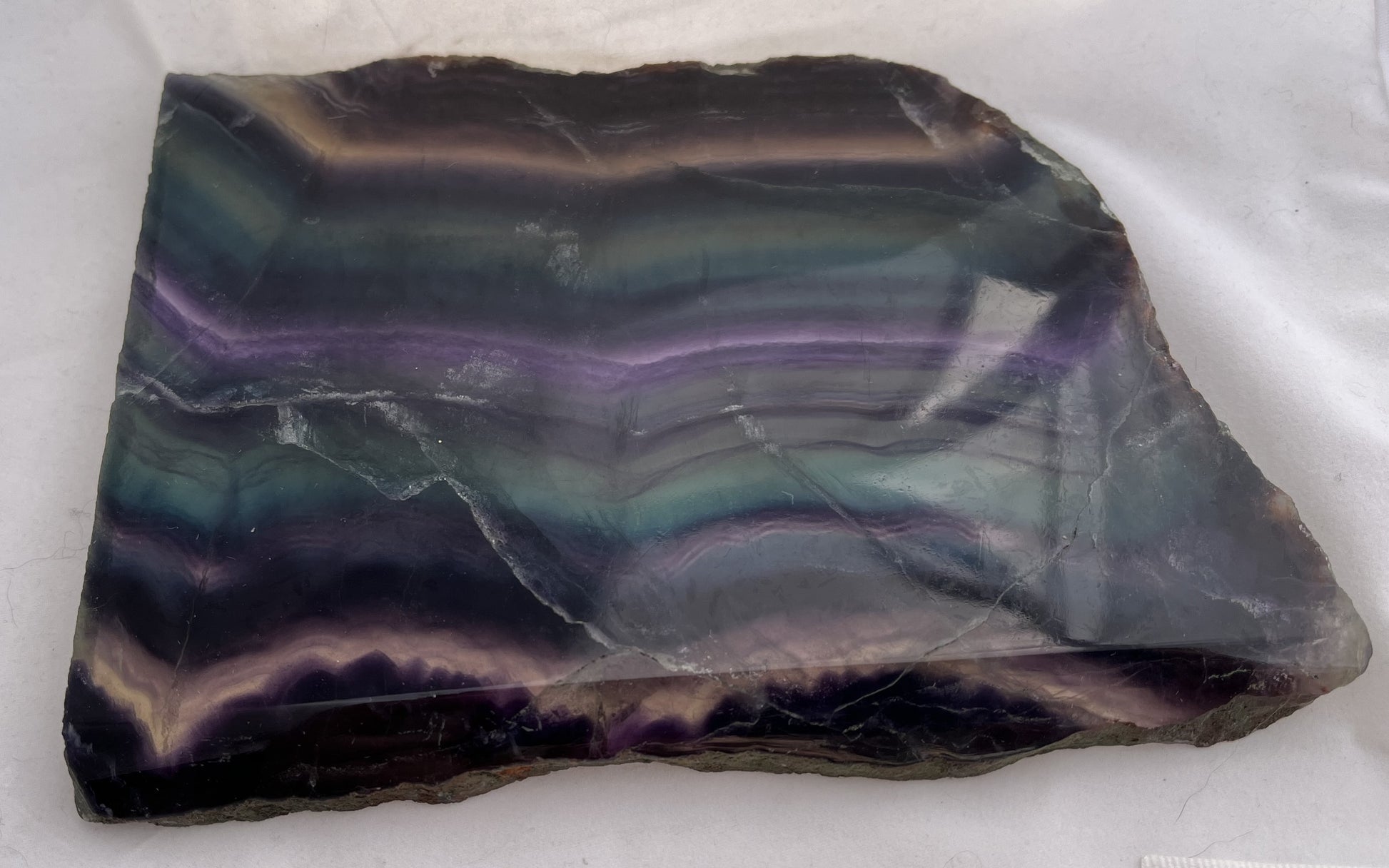 Fluorite Slab 36 | Of Coins & Crystals
