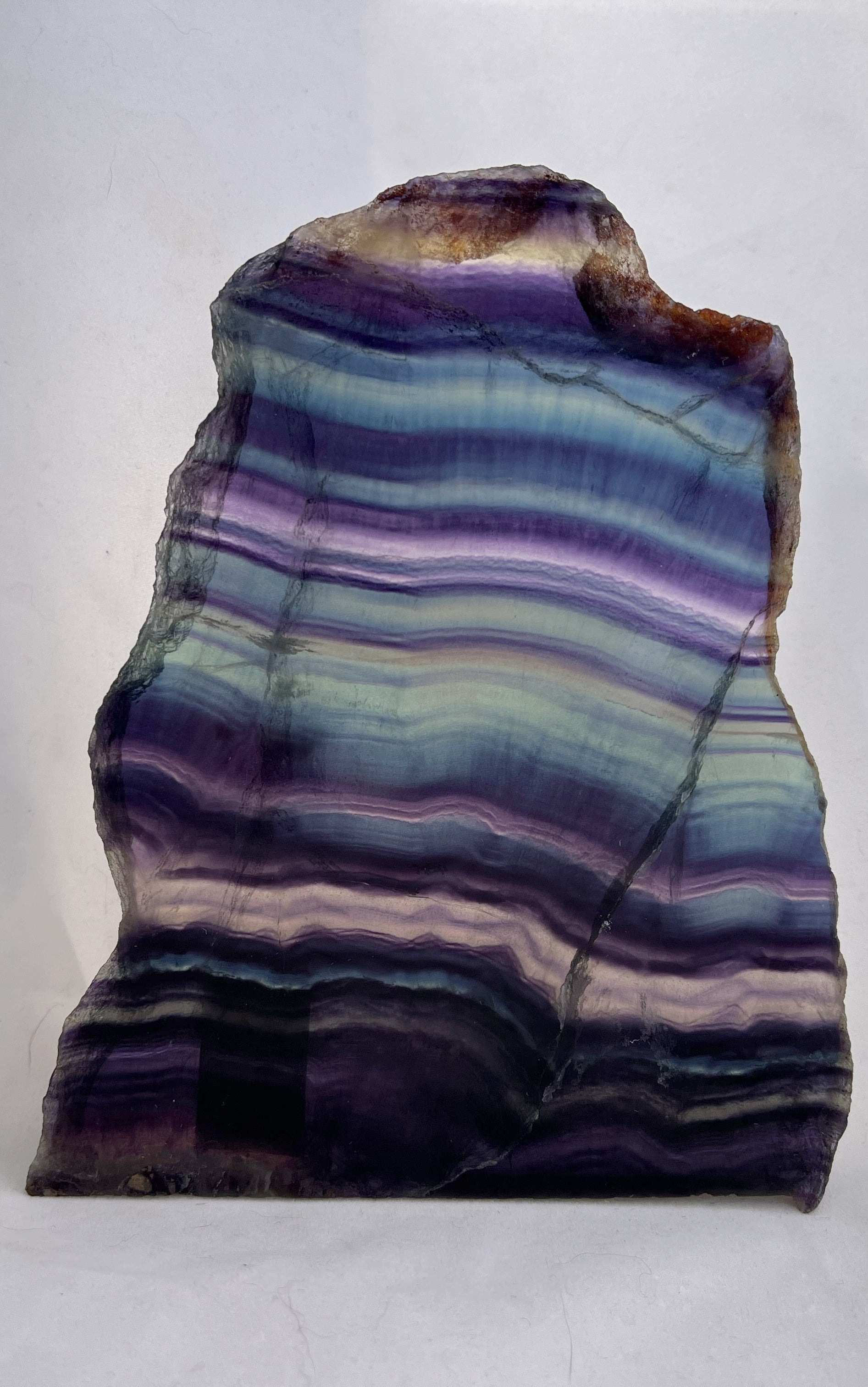 Fluorite Slab 38 | Of Coins & Crystals