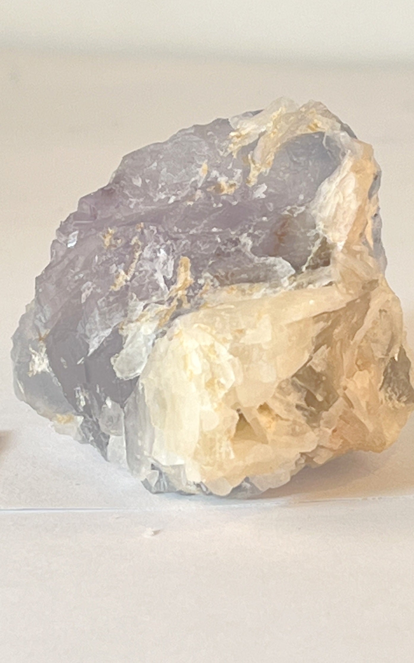 Blue Fluorite w/ Barite 89 - Bingham, NM