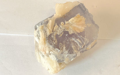 Blue Fluorite w/ Barite 89 - Bingham, NM