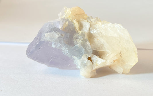 Blue Fluorite w/ Barite 90 - Bingham, NM