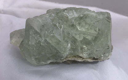 Green Fluorite 1 from the Xianghualing-Xianghuapu Mines, Hunan, China | Of Coins & Crystals
