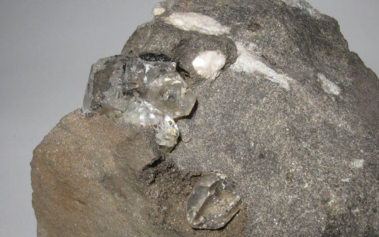 Herkimer Diamonds in Matrix w/ Dolomite & Calcite | Of Coins & Crystals