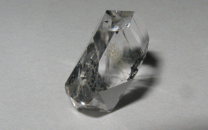 Herkimer Diamond with Anthraxolite | Of Coins & Crystals