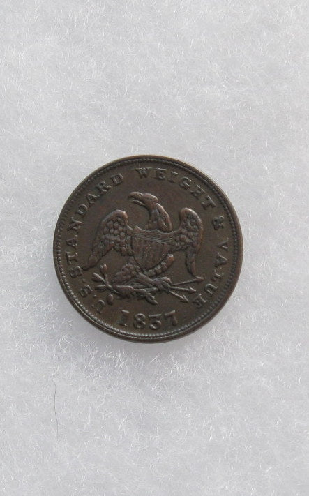 HT-73 Half Cent Token  XF-45 | Of Coins & Crystals