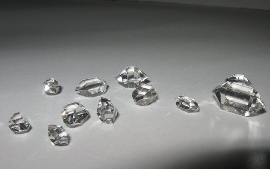 Herkimer Diamond Lot 7 AA Grade 2.8 grams | Of Coins & Crystals