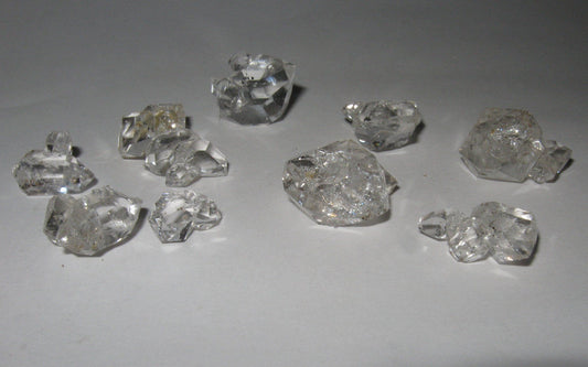 Herkimer Diamond Lot 20 - Mini Clusters | Of Coins & Crystals