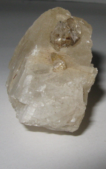 Herkimer Diamond in Calcite Matrix | Of Coins & Crystals