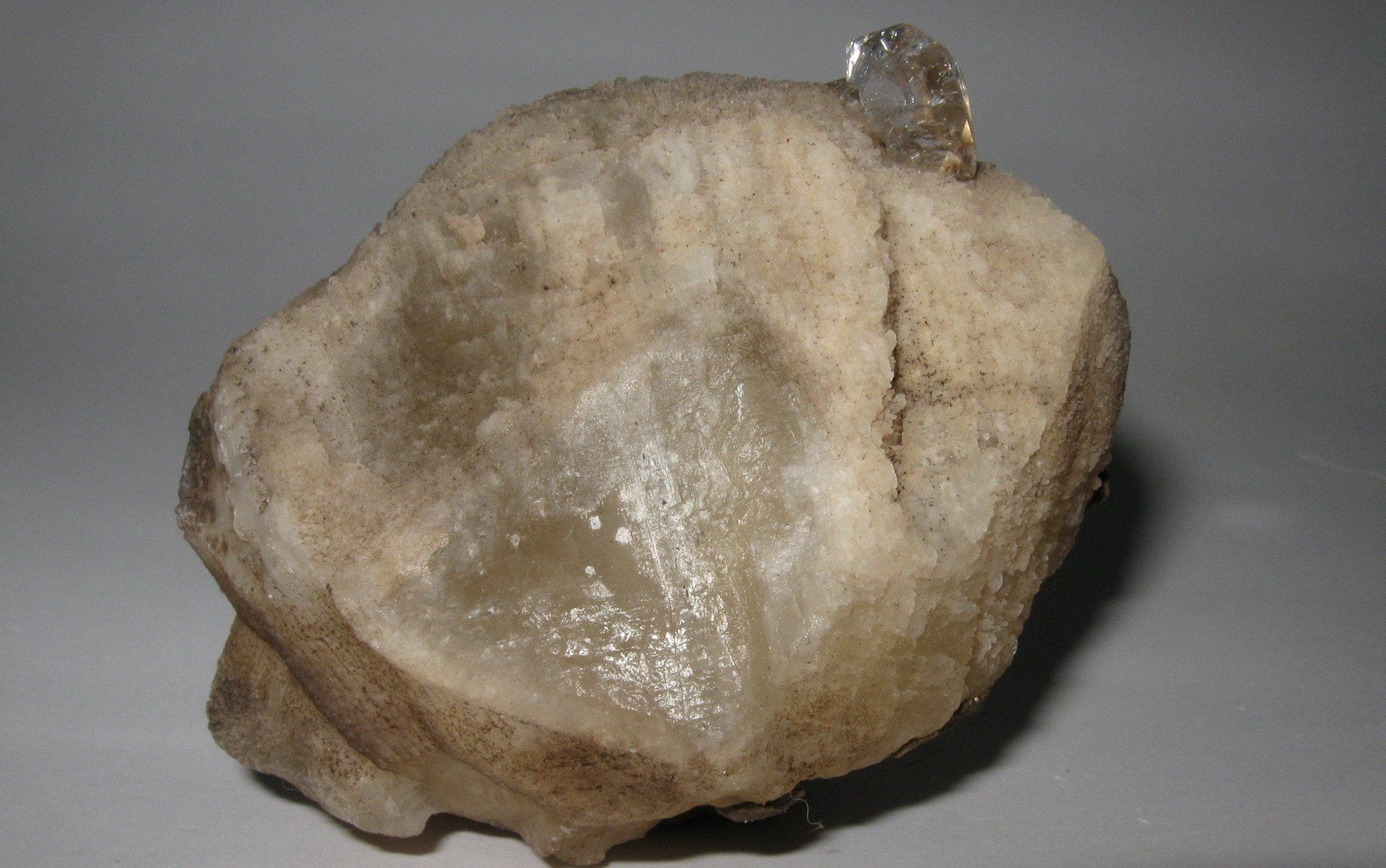 Herkimer Diamond in Calcite Matrix 2 | Of Coins & Crystals
