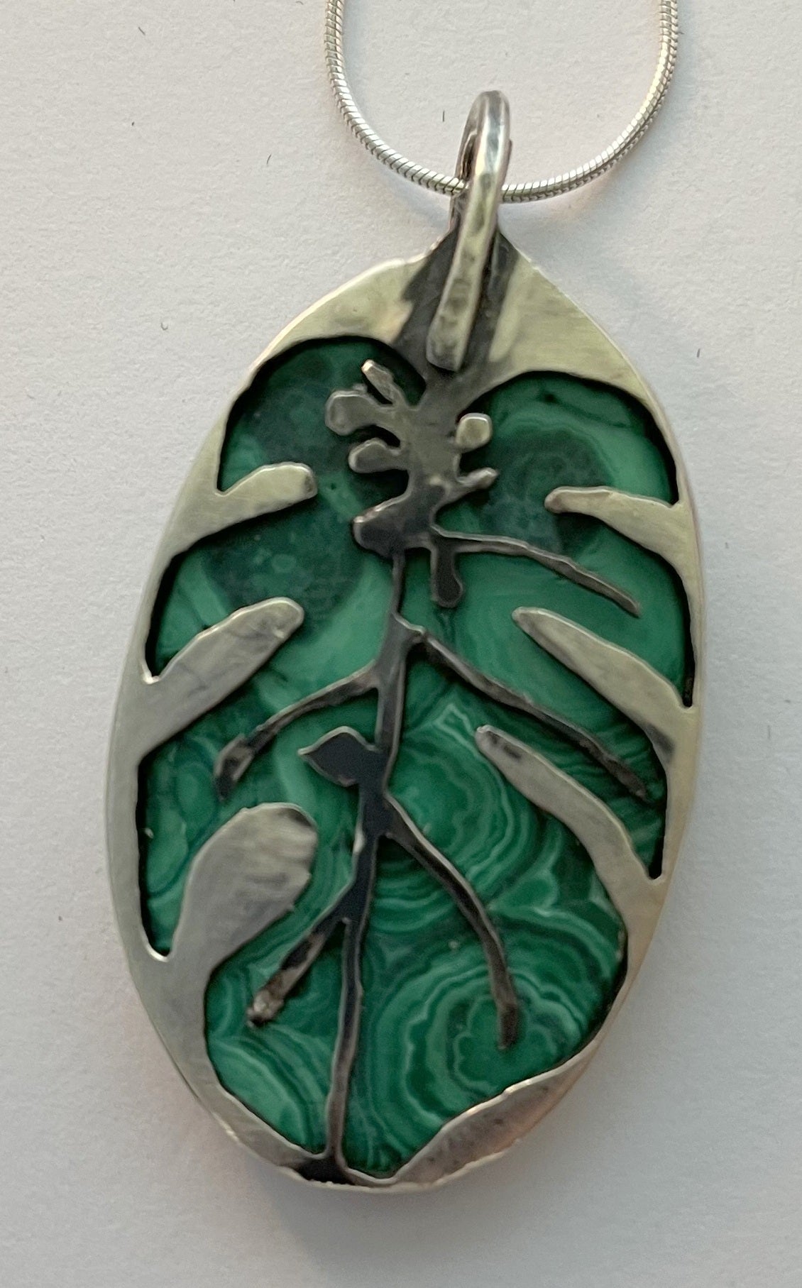Flourish - Malachite in Sterling Silver - Of Coins & Crystals