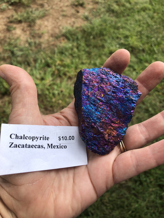 Chalcopyrite - Zacataecas, Mexico - Reserved for Jennifer | Of Coins & Crystals