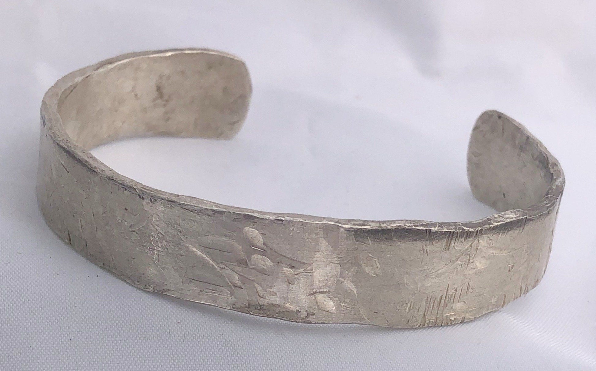 Hand Forged Sterling Silver Bracelet | Of Coins & Crystals