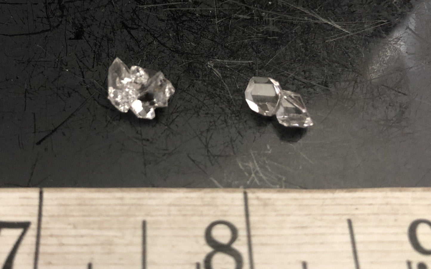 Herkimer Diamond Mini Cluster Pair 1027-13 | Of Coins & Crystals