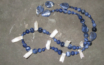 Sodalite & Pearl | Of Coins & Crystals