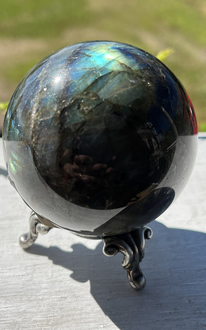 Labradorite Sphere  55 mm