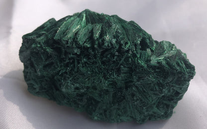 Fibrous Malachite 14 - Congo | Of Coins & Crystals