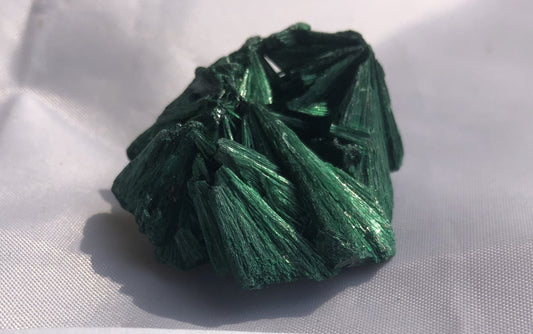 Fibrous Malachite 15 - Congo | Of Coins & Crystals