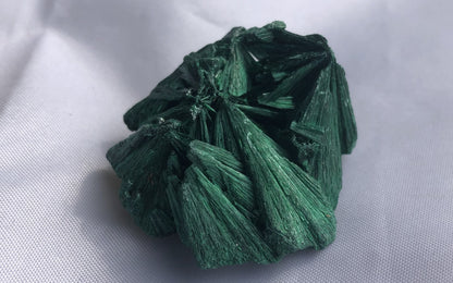 Fibrous Malachite 15 - Congo | Of Coins & Crystals