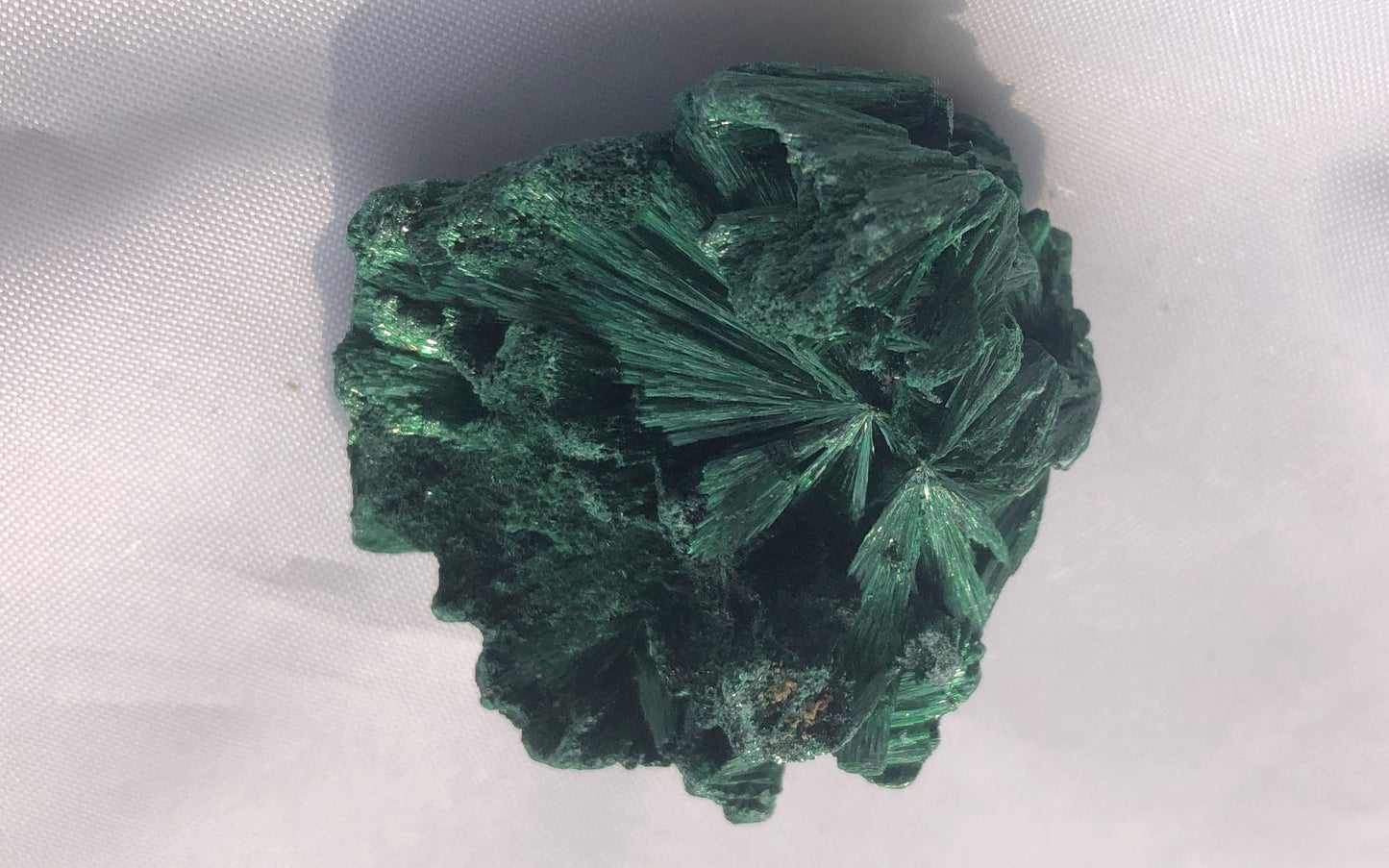 Fibrous Malachite 15 - Congo | Of Coins & Crystals