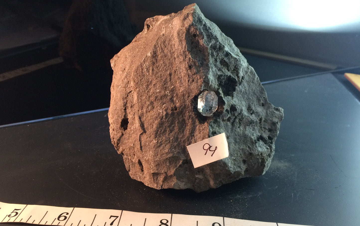 Herkimer Diamond in Limestone Matrix 94 - Middleville, NY | Of Coins & Crystals