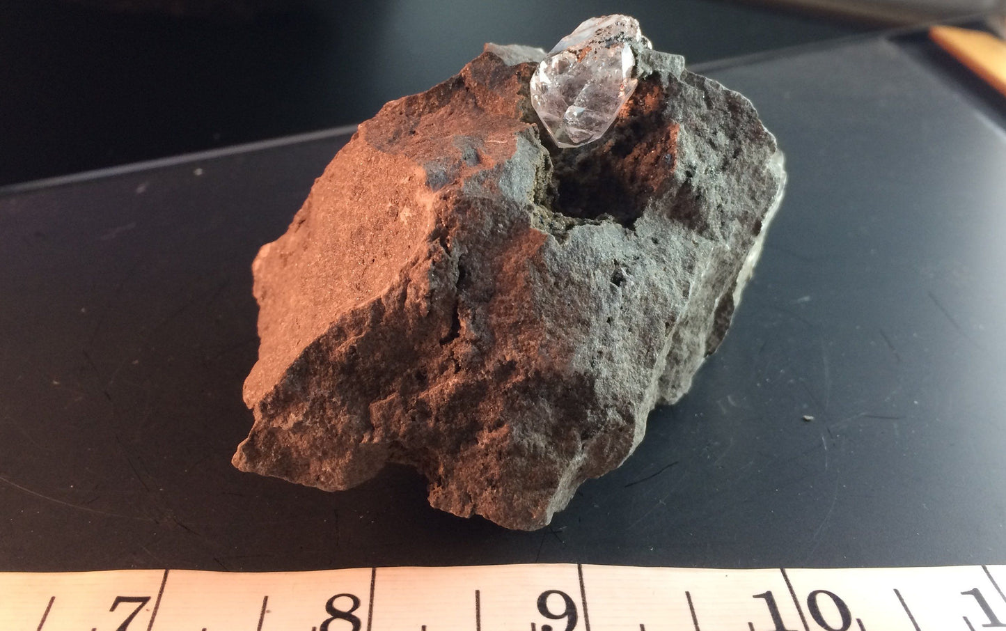 Herkimer Diamond in Limestone Matrix 95 - Middleville, NY | Of Coins & Crystals