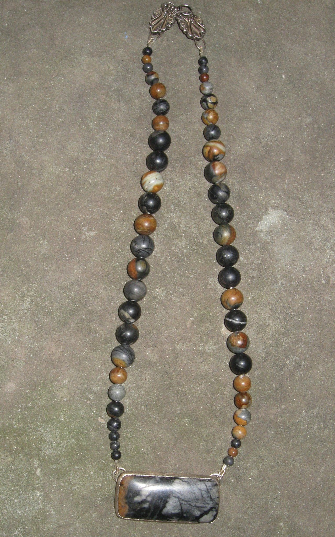 Picasso Jasper Necklace | Of Coins & Crystals