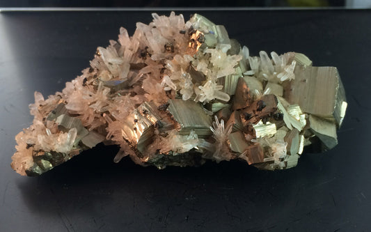 Needle quartz & Pyrite - Peru | Of Coins & Crystals