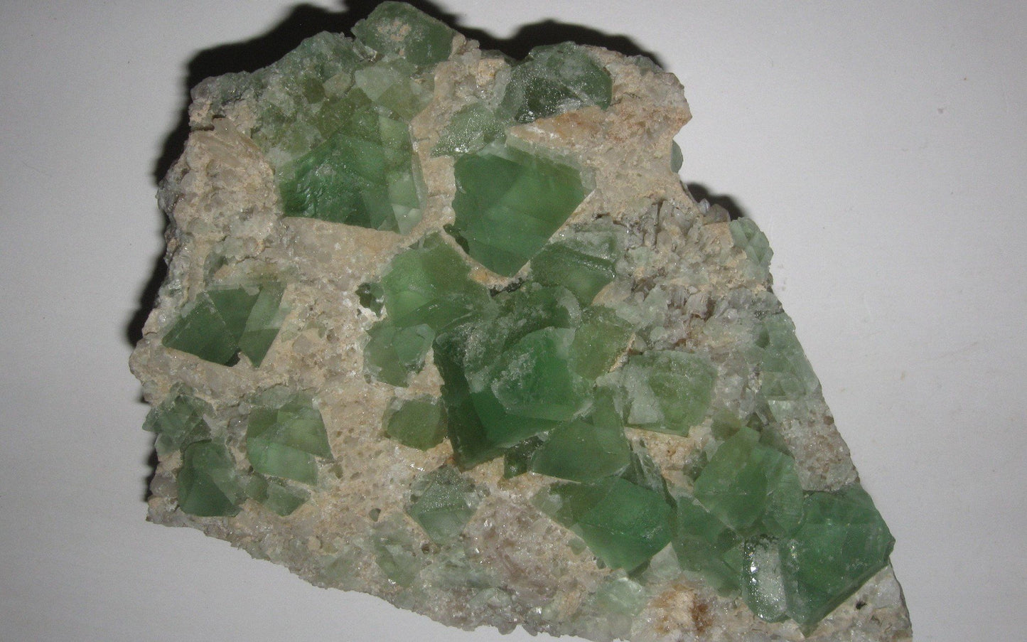 Green Fluorite in Matrix | Of Coins & Crystals