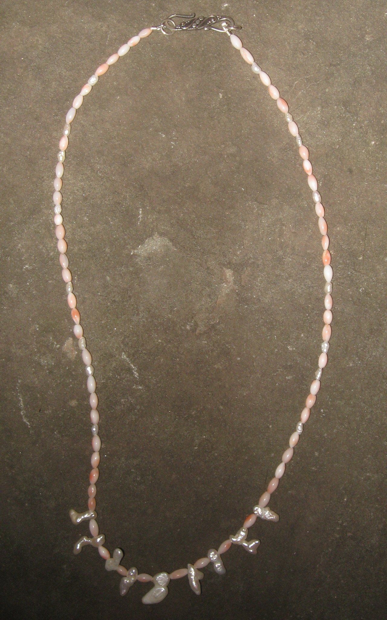 Coral & Freshwater Pearl | Of Coins & Crystals