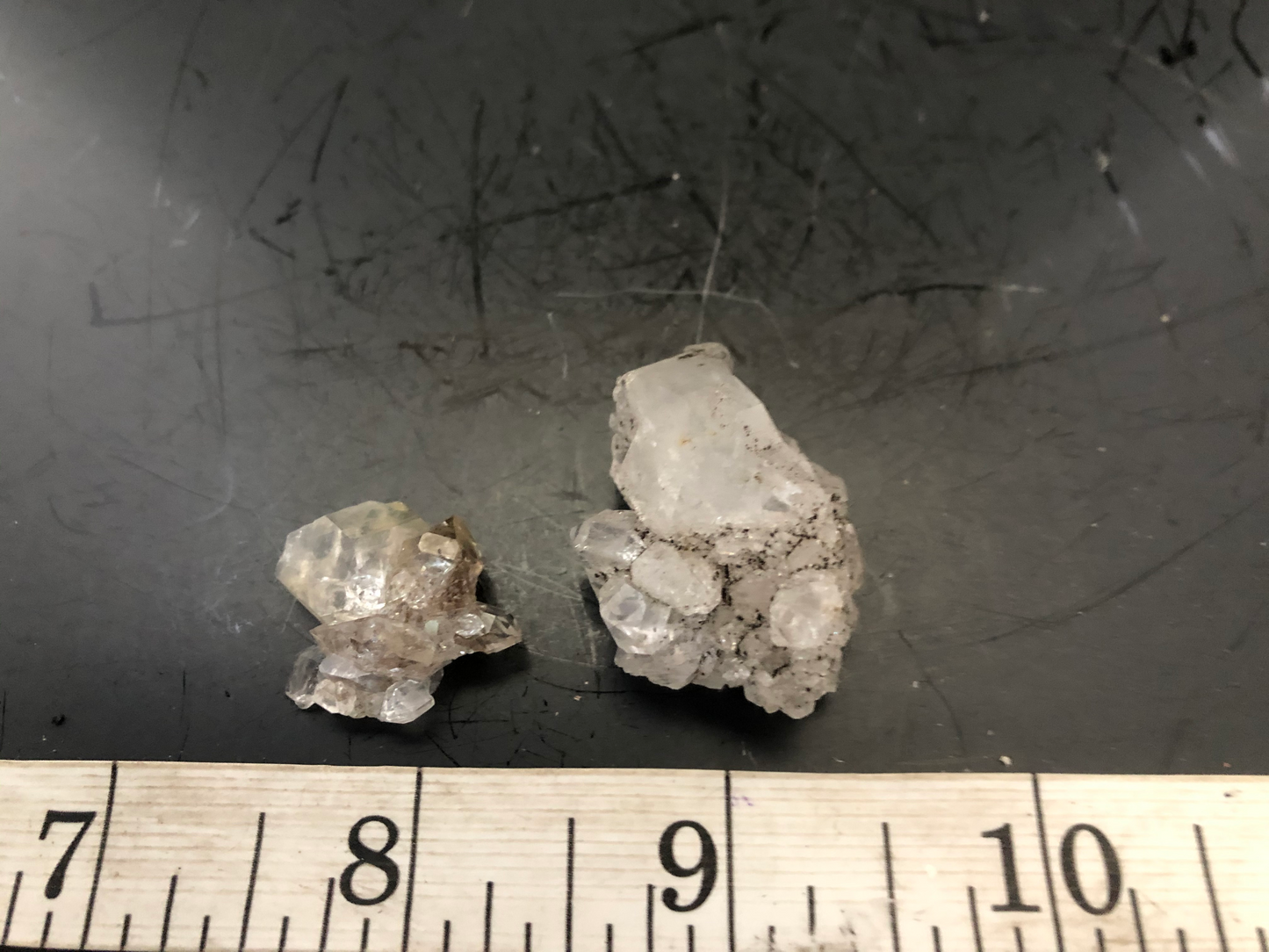 Herkimer Diamond Drusy Cluster Pair 7 | Of Coins & Crystals